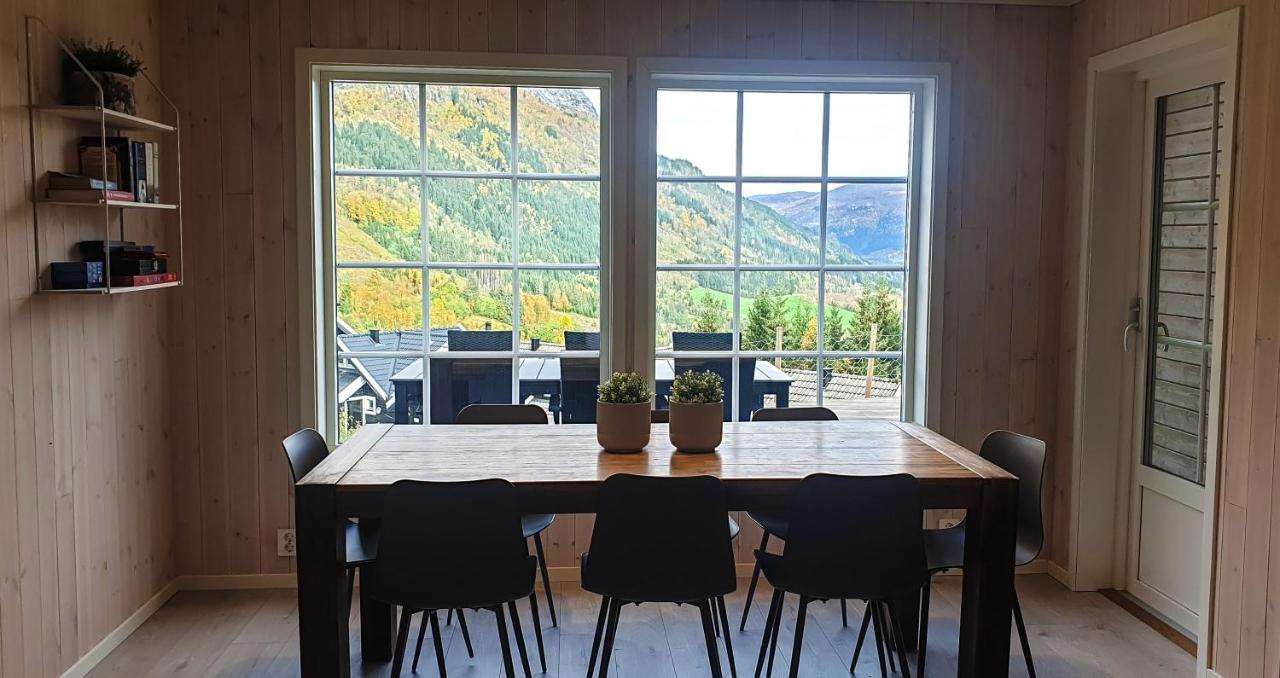 New And Exclusive Cottage In Voss With A Great View Скулестадмо Экстерьер фото